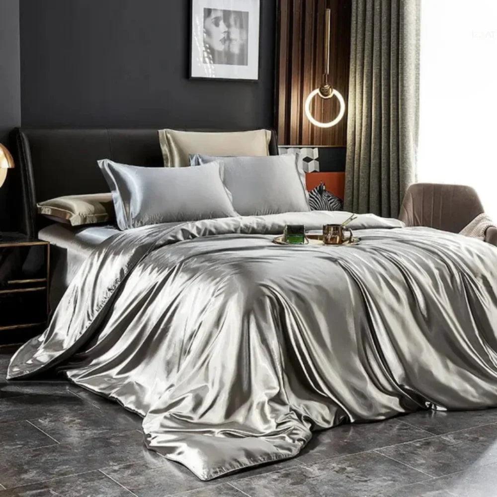 4-Piece Silk Bedding Set - Orvella™